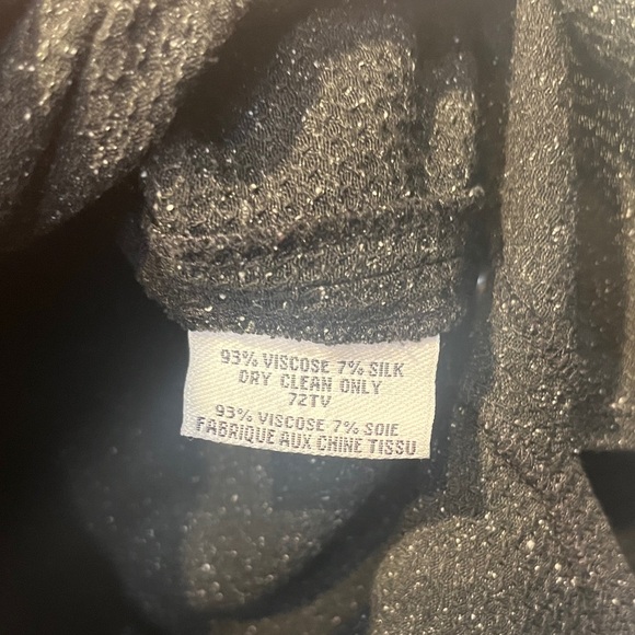 Eileen Fisher Italian Made Waffle Knit Button Front Silk & Viscose Blend Top - Picture 6 of 10